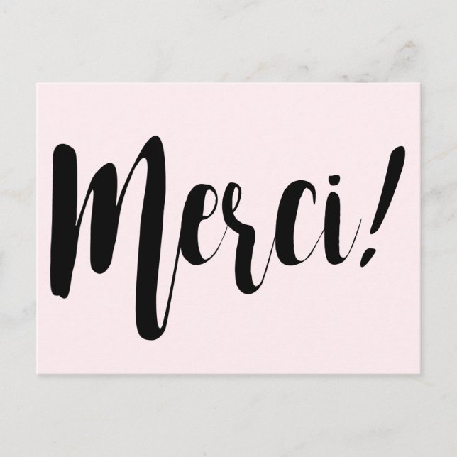Merci Postcard (Front)
