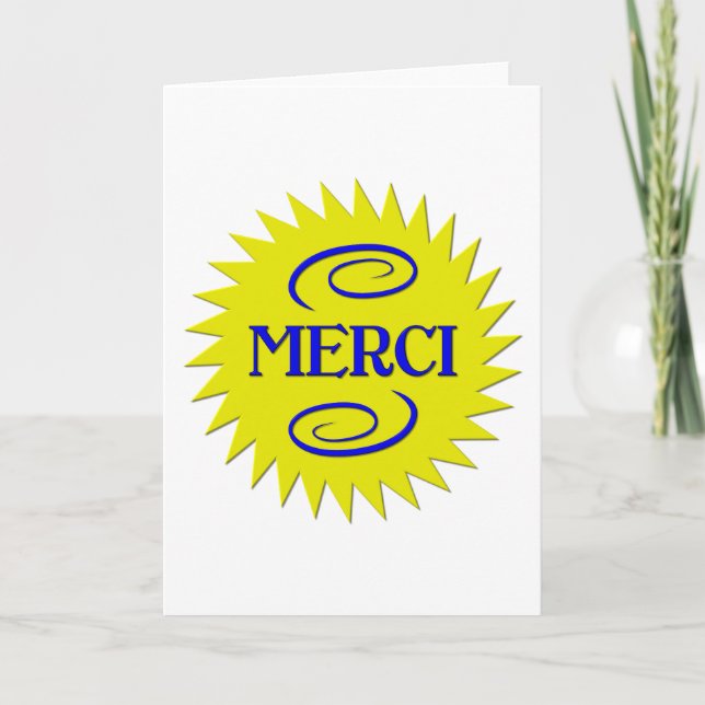 Merci Thank You Card (Front)
