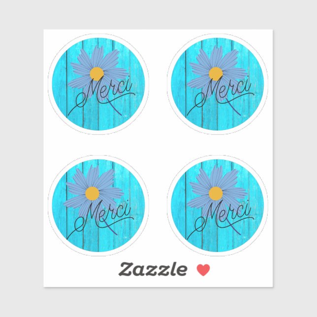 Merci, Thank you Sticker (Sheet)
