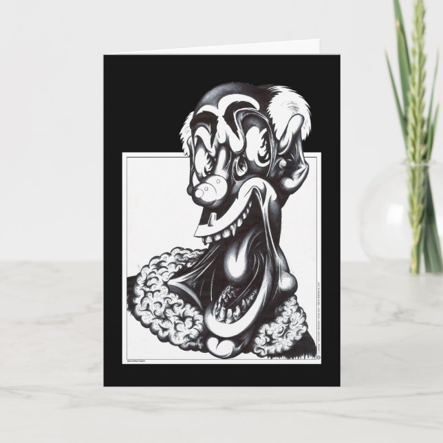 Merci the Clown Card (Front)