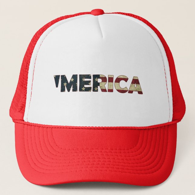 'MERCIA American Vintage Flag Hat (Front)