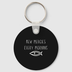 Mercies Jesus Christian Prayers Mens Womens  Key Ring