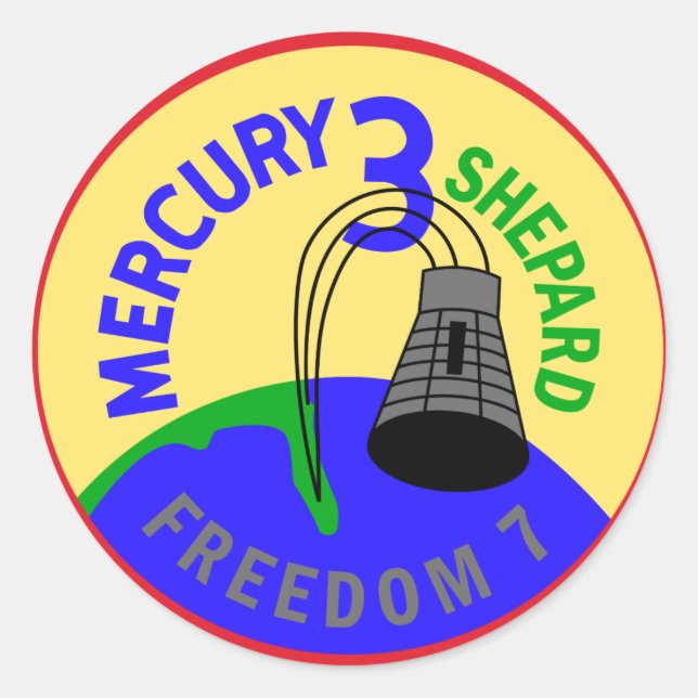 Mercury 3 Sticker (Front)