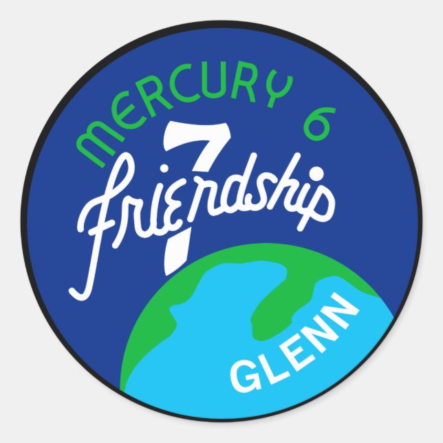 Mercury 6 Sticker (Front)