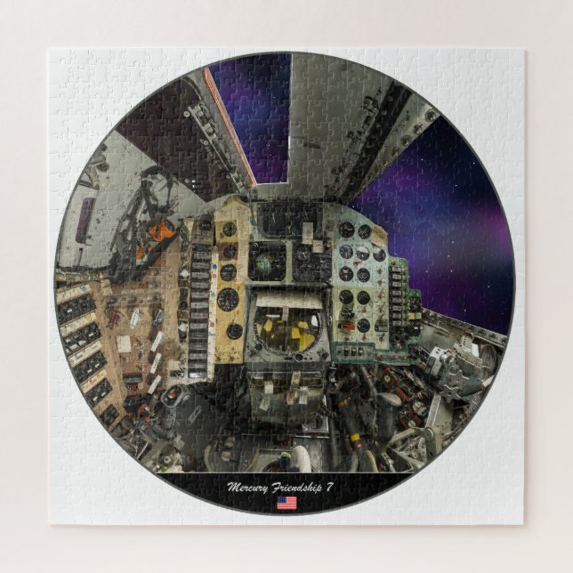 Mercury 7, Cockpit Jigsaw Puzzle (Vertical)