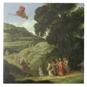 Mercury and Herse, c.1605-08 (oil on canvas) Tile