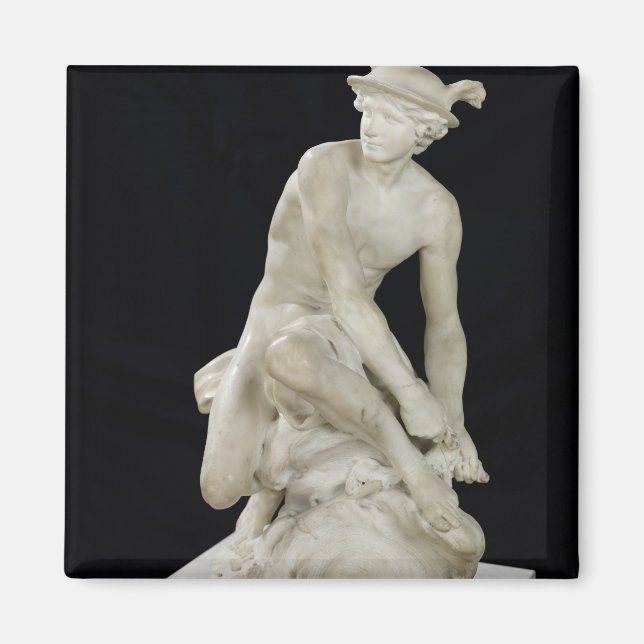 Mercury Attaching his Winged Sandals, 1744 Magnet (Front)