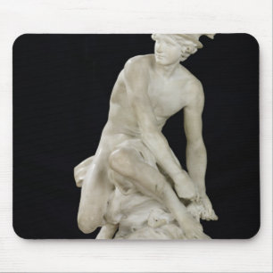 Mercury Attaching his Winged Sandals, 1744 Mouse Mat
