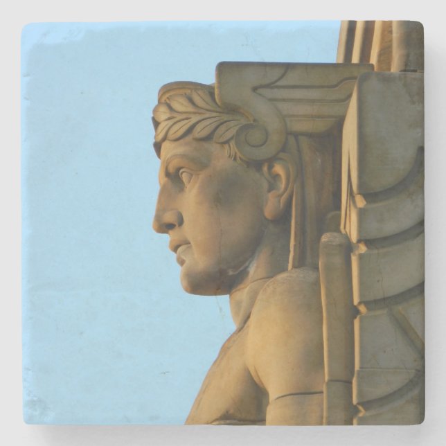 Mercury (Bridge Guard,Cleveland OH) Stone Coaster (Front)