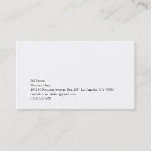 Mercury Business Card