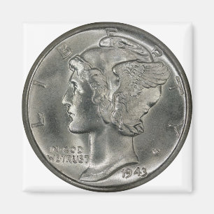 Mercury Dime products Magnet