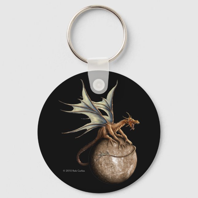 Mercury Dragon Keychain (Front)