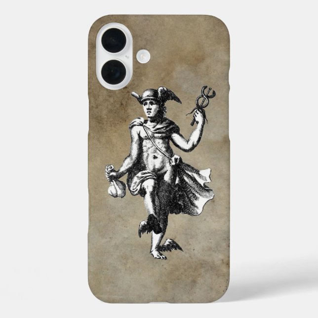 Mercury Hermes Dark Case-Mate iPhone Case (Back)