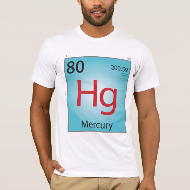 Mercury (Hg) Element T-Shirt - Front Only (Front)
