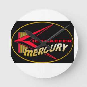 Mercury Marine Outboards Vintage Look Clock