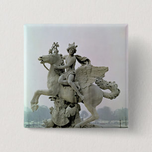 Mercury on Pegasus  1701-02 15 Cm Square Badge