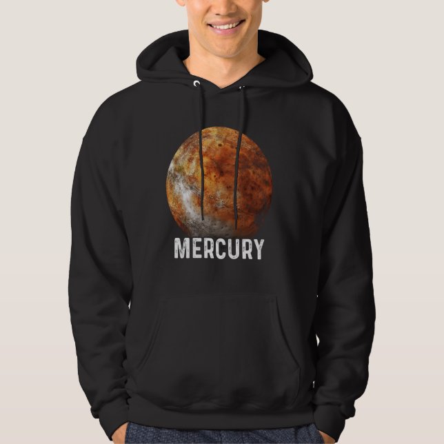 Mercury Planet Solar System Astronomy 2 Hoodie (Front)