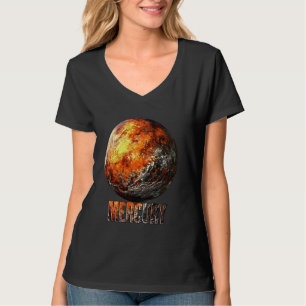 Mercury Planet Solar System Astronomy T-Shirt