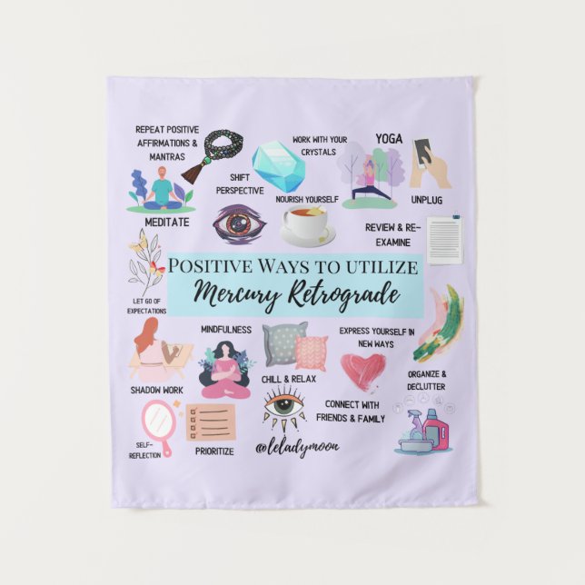 Mercury Retrograde Tapestry (Front)