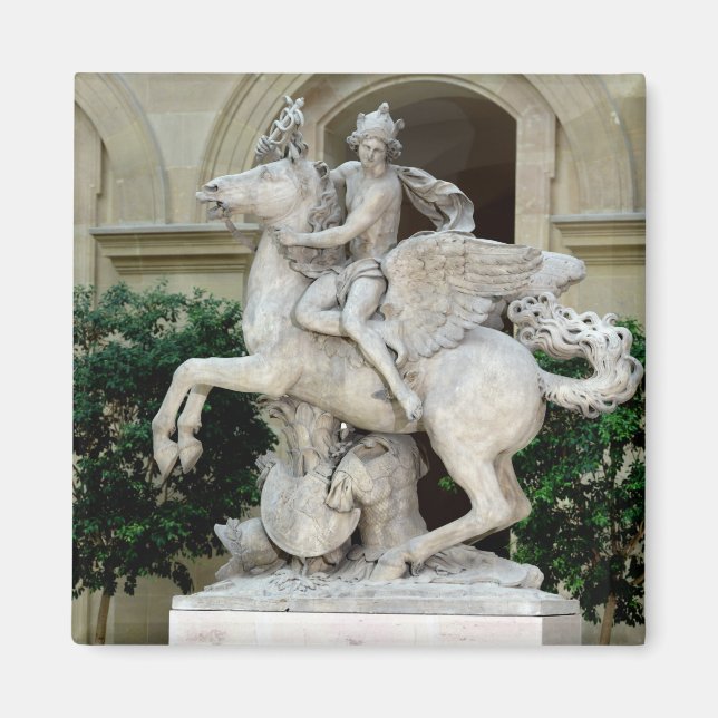 Mercury riding Pegasus Magnet (Front)