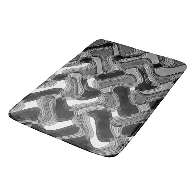 Mercury & Sable Bath Mat by C.L. Brown (Angled)
