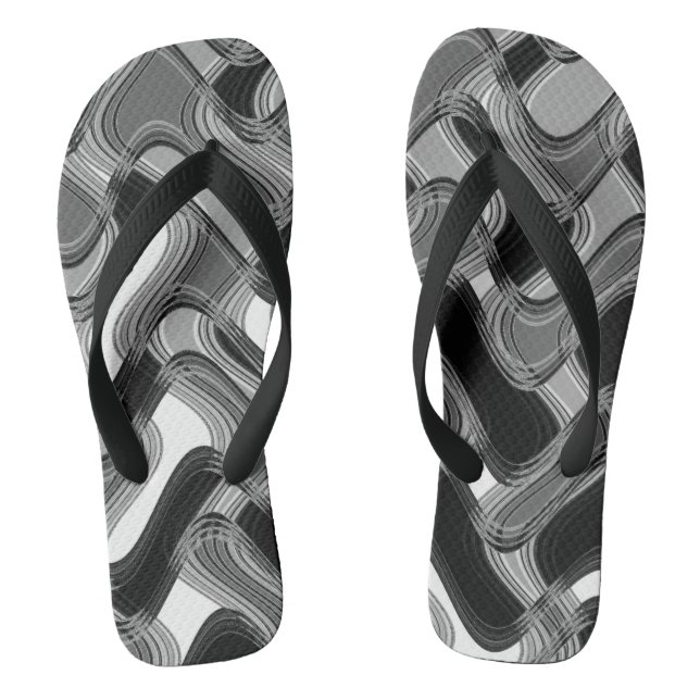 Mercury & Sable Flip Flops by Artist C.L. Brown (Footbed)