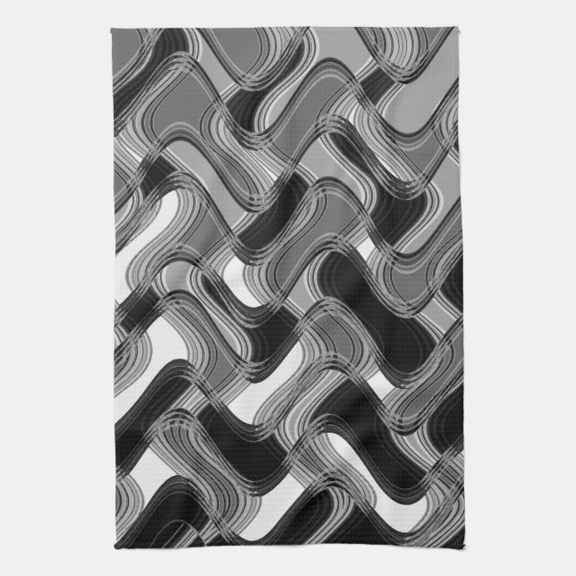 Mercury & Sable Kitchen Towel by Artist C.L. Brown (Vertical)