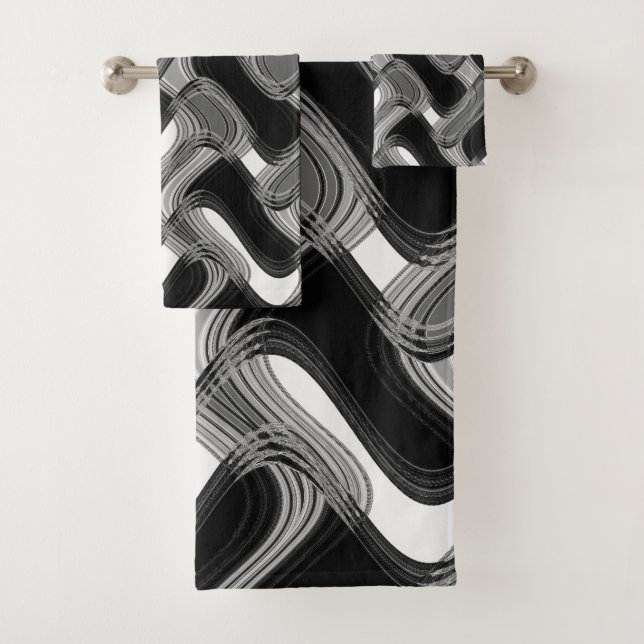 Mercury & Sable Towel Set by Artist C.L. Brown (Insitu)