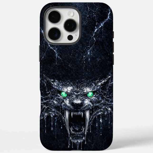 Mercury Sabretooth Green Emerald Eyes Case-Mate iPhone Case (Back)
