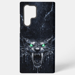 Mercury Sabretooth Green Emerald Eyes Glacial  Samsung Galaxy Case