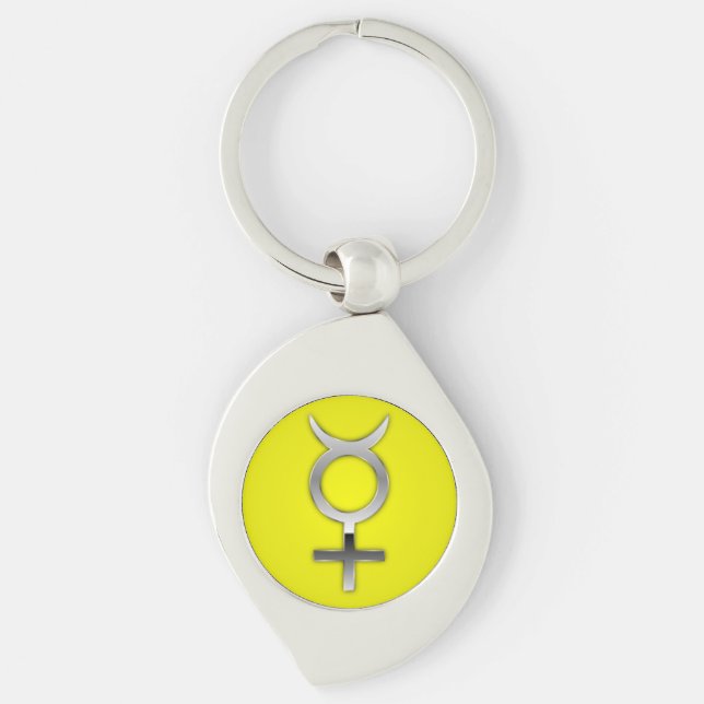 Mercury symbol key ring (Front)
