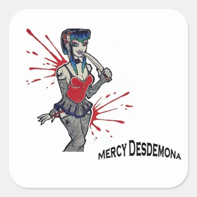 Mercy Desdemona: Murder Tramp Sticker (Front)