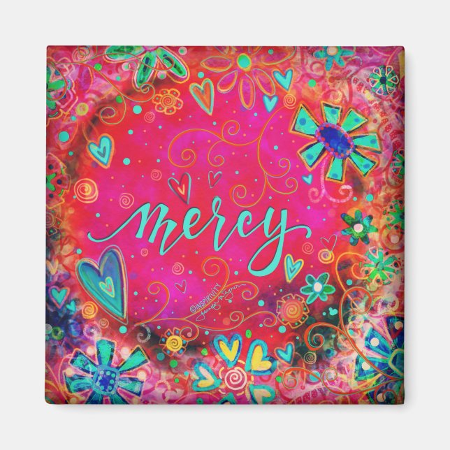 ‘Mercy’ ONE WORD Inspirivity Magnet (Front)