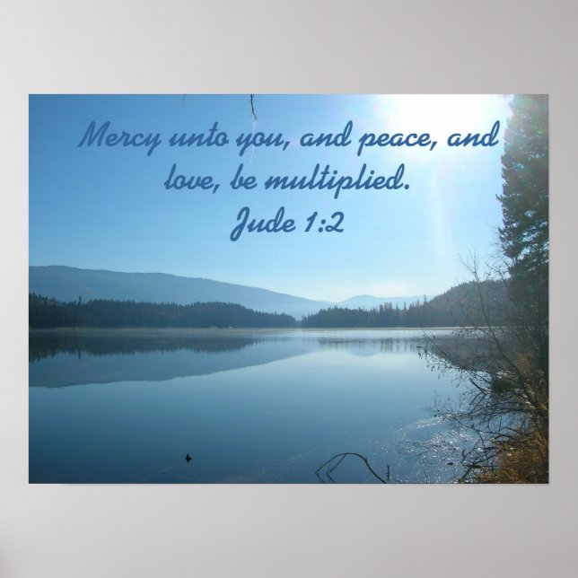 Mercy Unto You Jude 1:2 Poster (Front)
