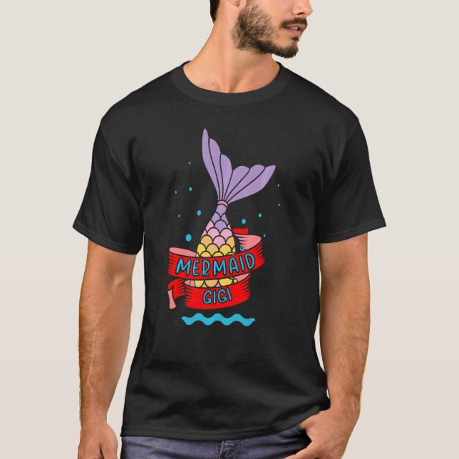 Merdad Gigi Birthday Party For Mum Dad Girl Prince T-Shirt (Front)
