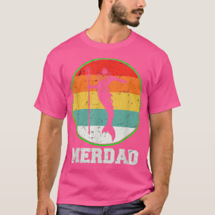 Merdad Security Merman Mermaid Daddy Fish Father's T-Shirt