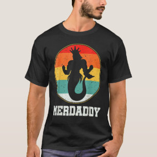 Merdaddy Security Merman Mermaid Daddy Fish Father T-Shirt