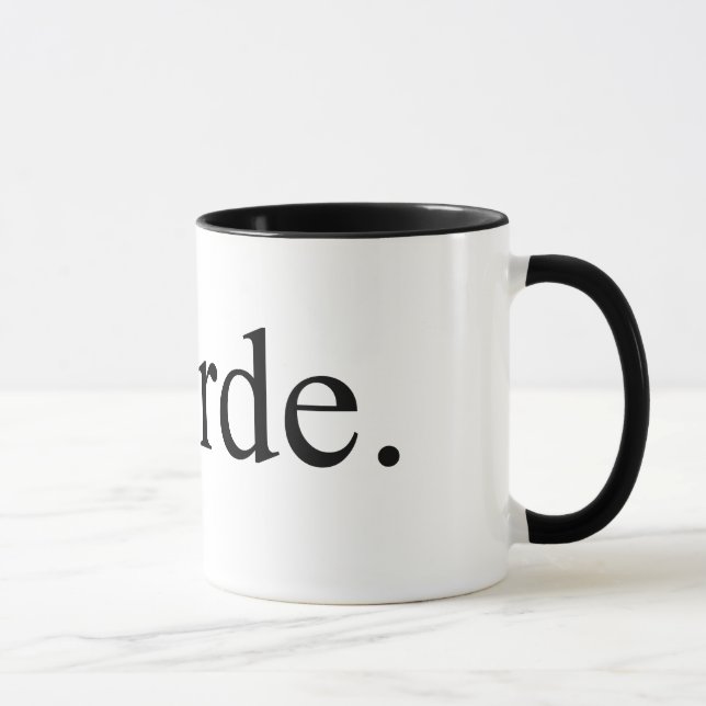 Merde Mug for ballet dancers - Good Luck! (Right)