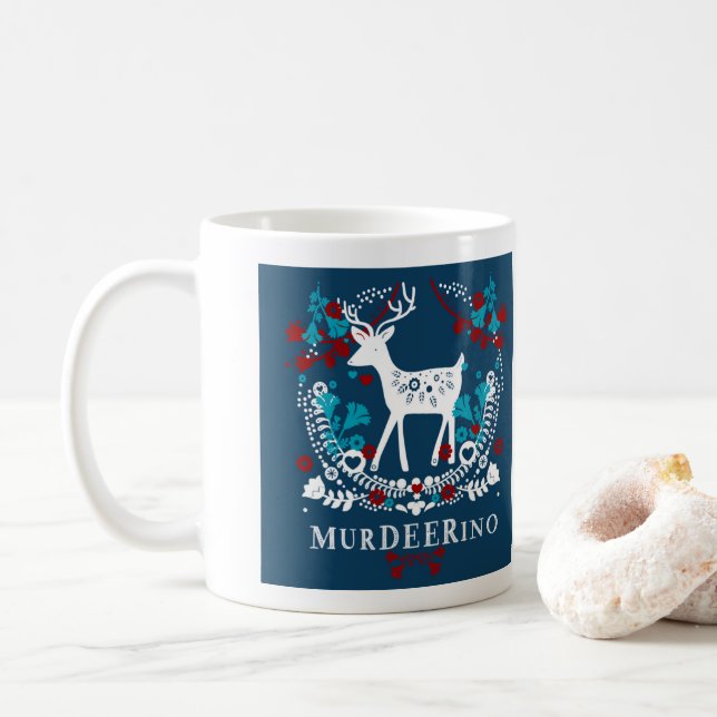 MerDEERino : Murderino + Deer Coffee Mug (With Donut)