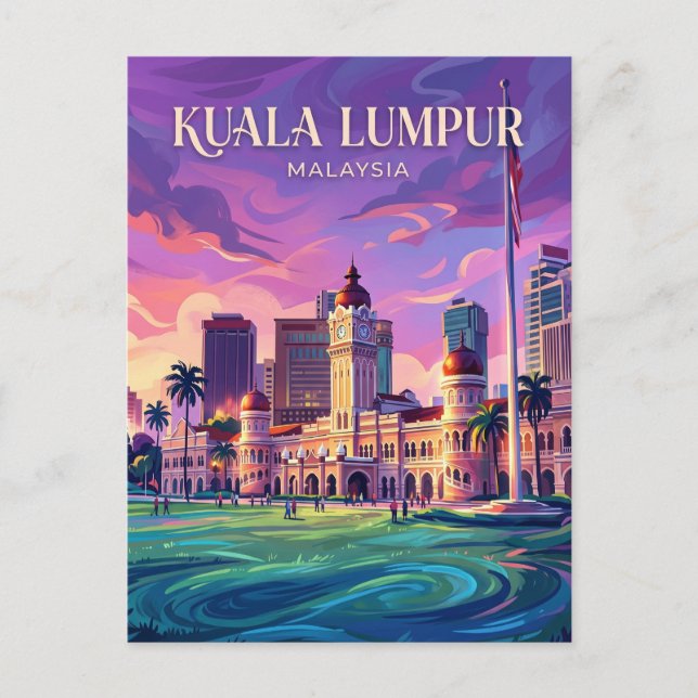 Merdeka Square Malaysia Postcard (Front)
