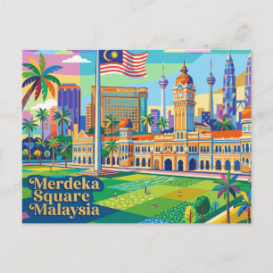Merdeka Square Malaysia Postcard