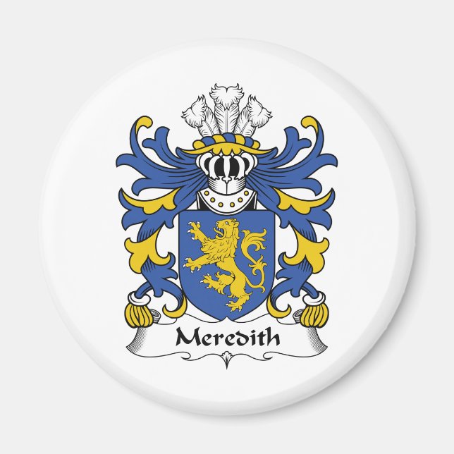 Meredith Family Crest Magnet (Front)