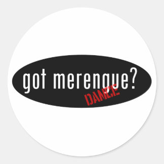 Merengue Items – got merengue Classic Round Sticker