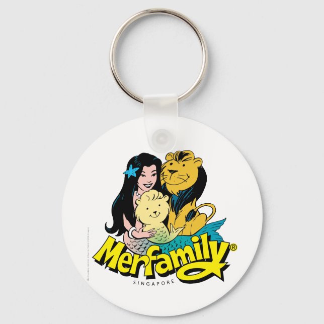 Merfamily® Basic Key Ring (Front)