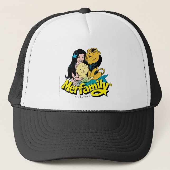 Merfamily® Basic Trucker Hat (Front)