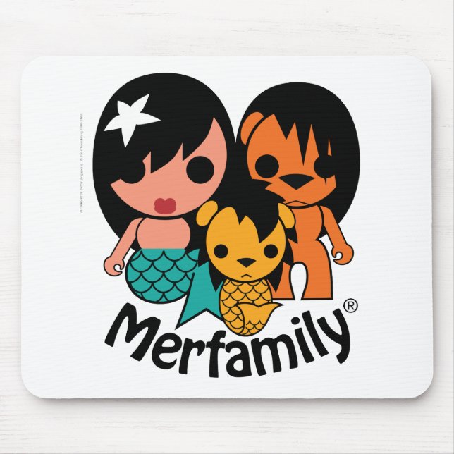 Merfamily SINGAPORE Mouse Mat (Front)