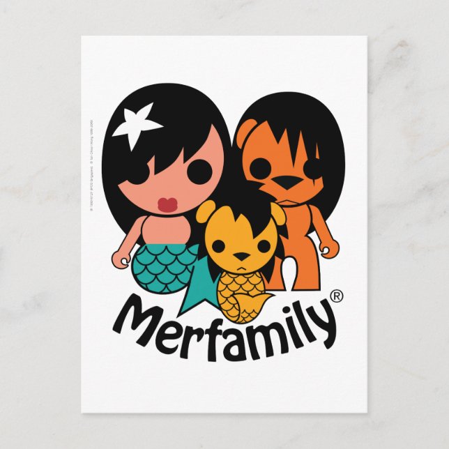 Merfamily SINGAPORE Postcard (Front)