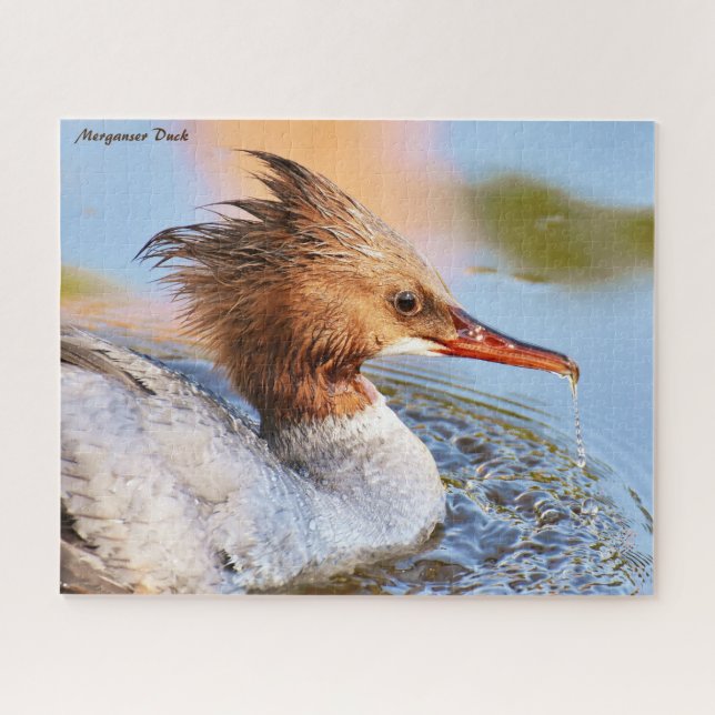 Merganser Duck Jigsaw Puzzle (Horizontal)
