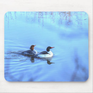Merganser Ducks Mouse Mat