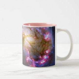 Merging Galaxies - The Antennae Galaxies Two-Tone Coffee Mug